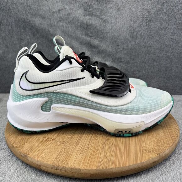 Nike Zoom Freak 3 Shoes Mens Size 11.5 White Black Basketball Low Top DA0694-101 main image 10